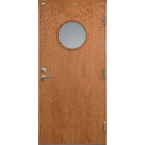 Ytterdörr Diplomat Rosa Glas Ekfanér