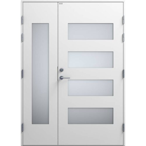 Parytterdörr Diplomat Alma Halvpar Glas