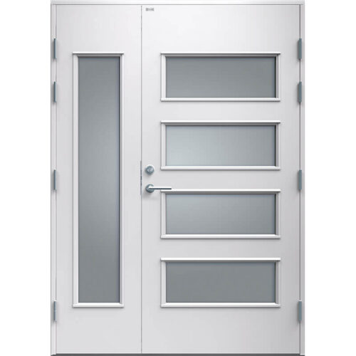 Parytterdörr Diplomat Ebba Halvpar Glas