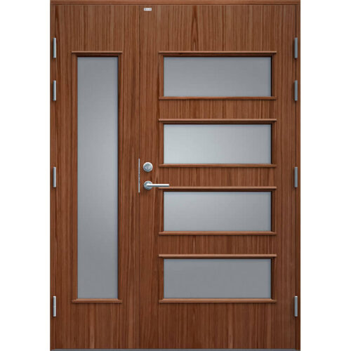 Parytterdörr Diplomat Ebba Halvpar Glas Konstteak