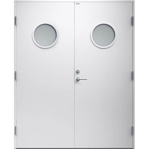 Parytterdörr Diplomat Rosa Glas