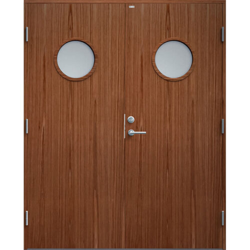 Parytterdörr Diplomat Rosa Glas Konstteak