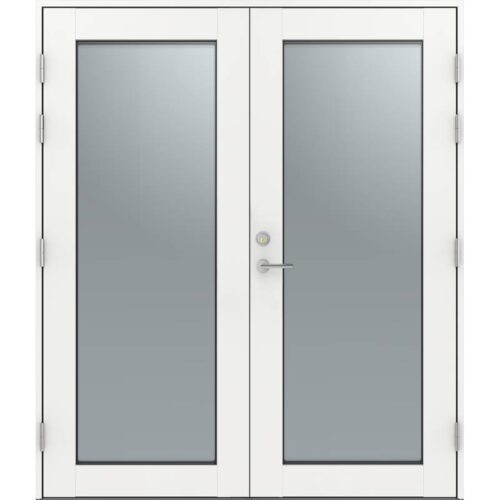 Par Altanytterdörr Diplomat Helglas Trä Aluminium