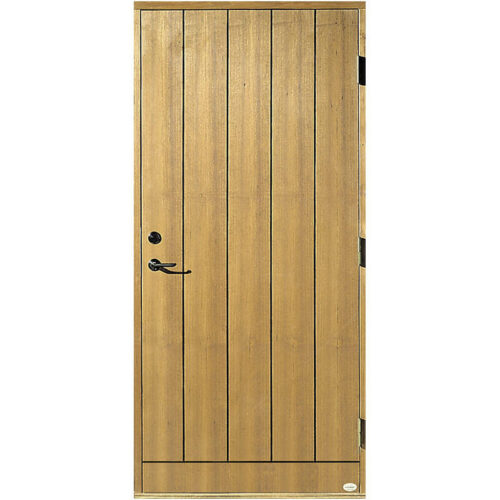 Ytterdörr Leksandsdörren Tunsta Tät Teak