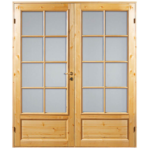 Par Innerdörr Diplomat Massiv SP8 Glas Furu