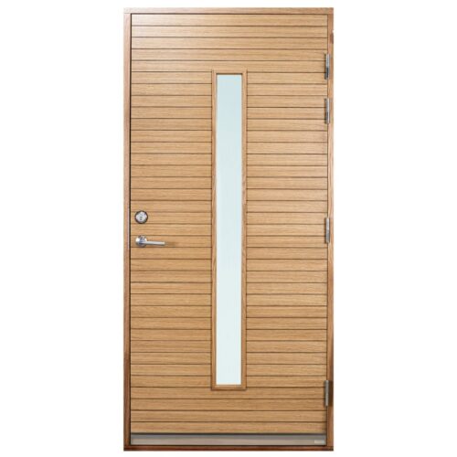 Ytterdörr Lurs Dörr Värmdö Glas Teak